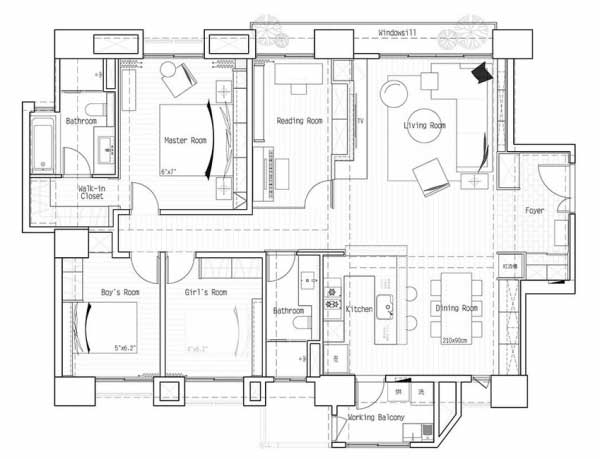 北歐風(fēng)清新住宅設(shè)計(jì)11